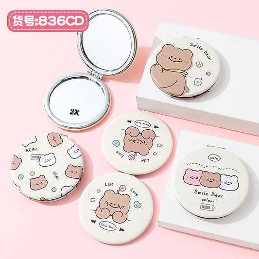 Bear Round Cosmetic Mirror