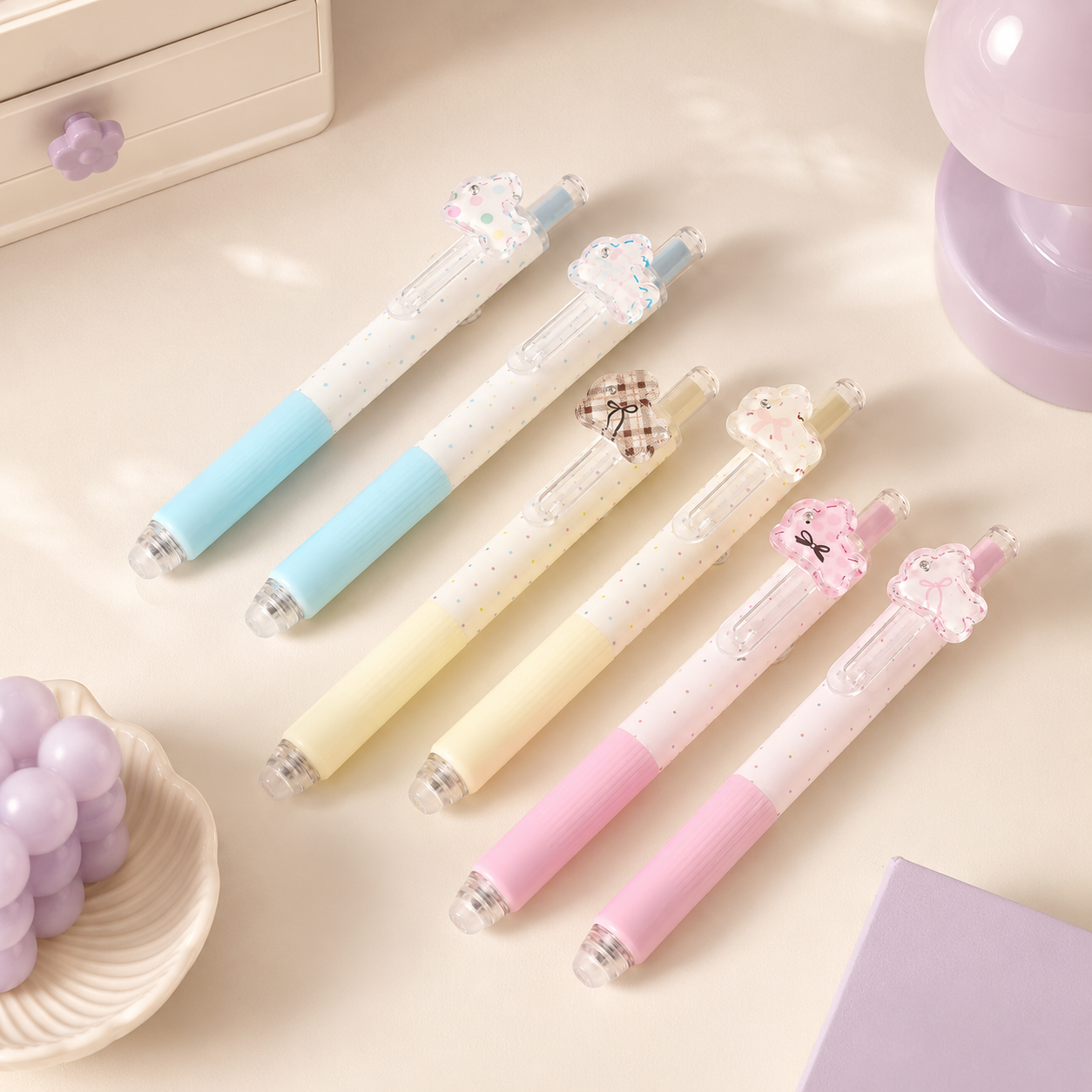 Cute Bow Erasable Gel Pen