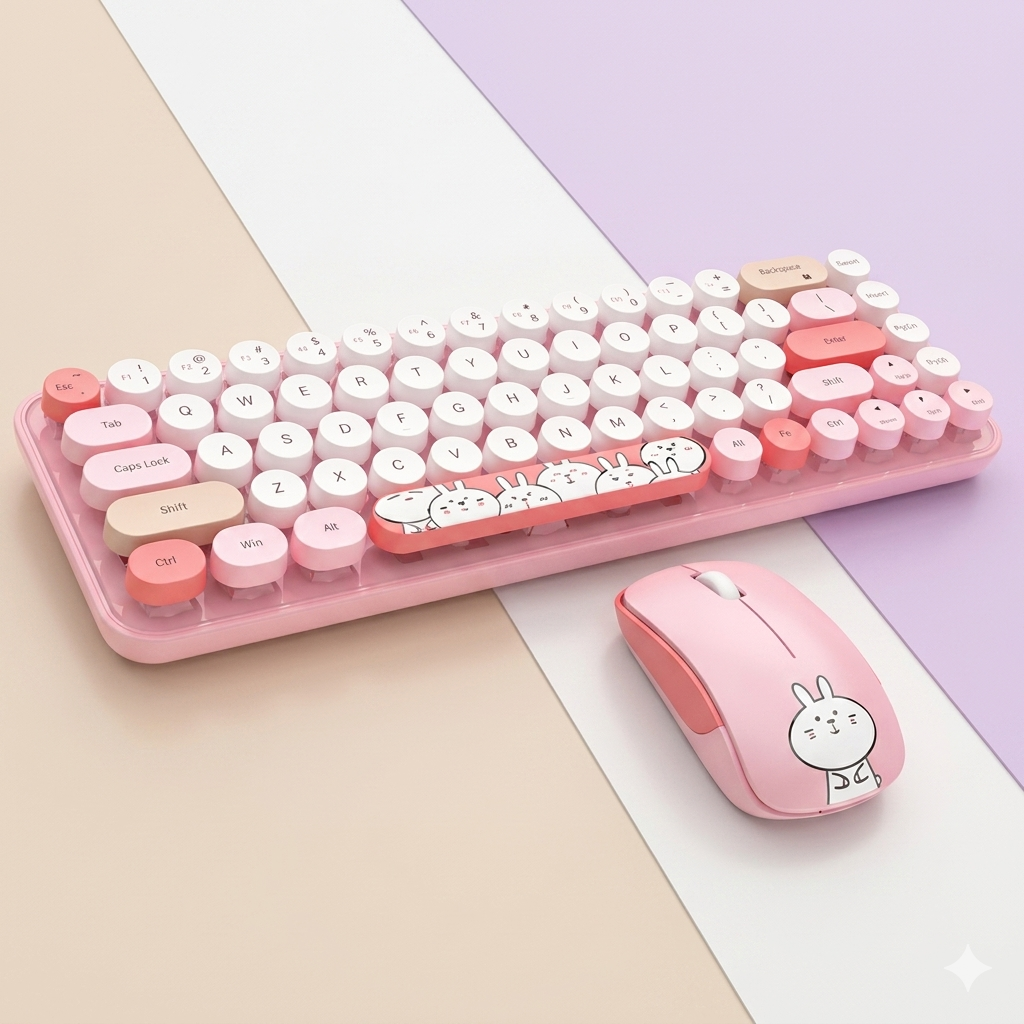 Kawaii Candy Keyboard Set