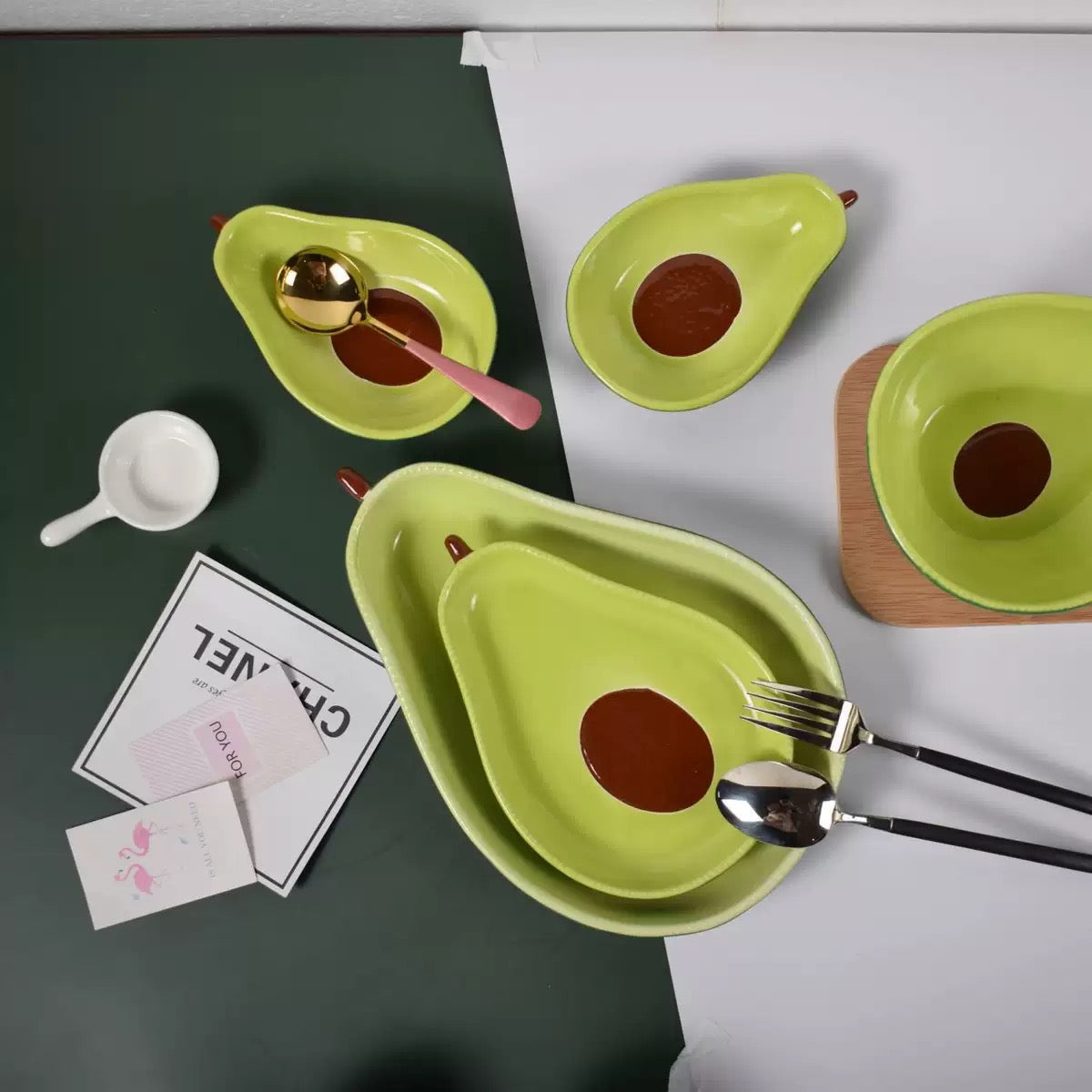 Avocado Ceramic Plate