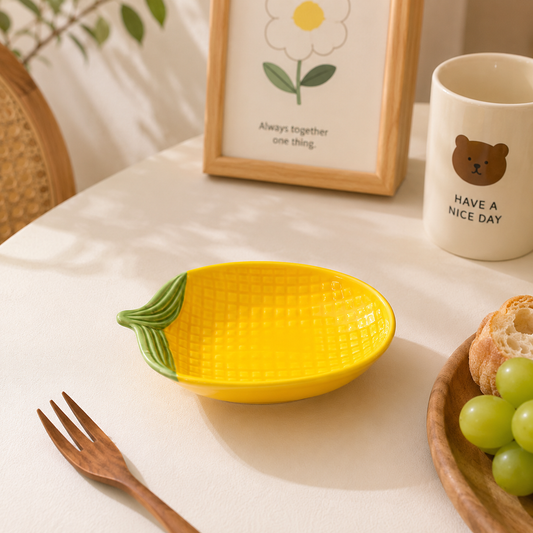 Corn Ceramic Snack Bowl