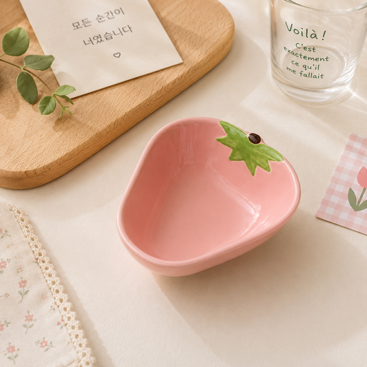 Strawberry Ceramic Bowl