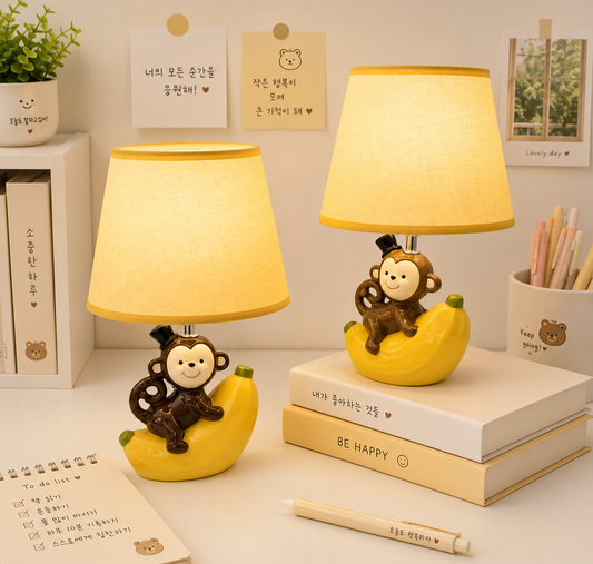 Monkey Banana Table Lamp