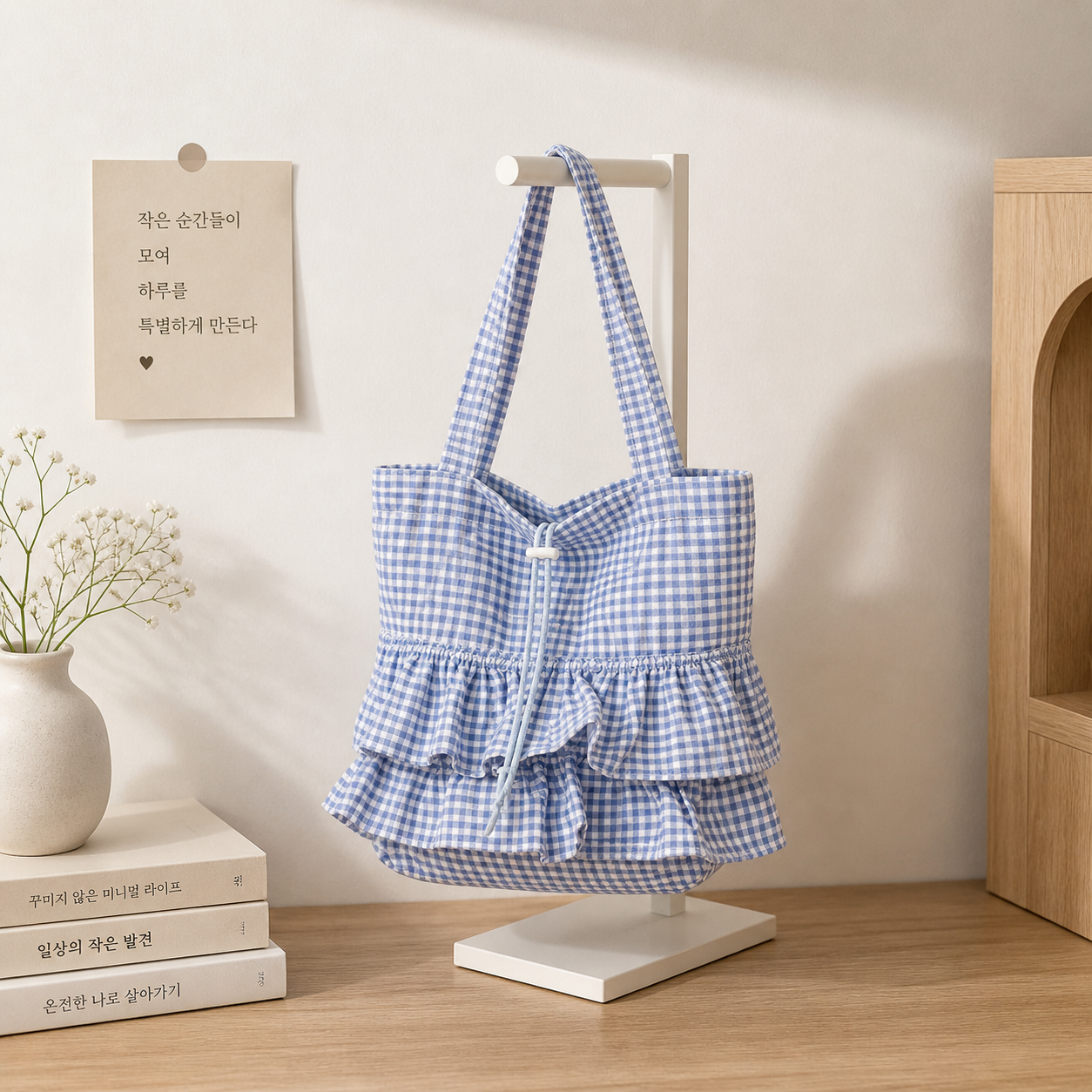Pinteresty Gingham Tote Bag