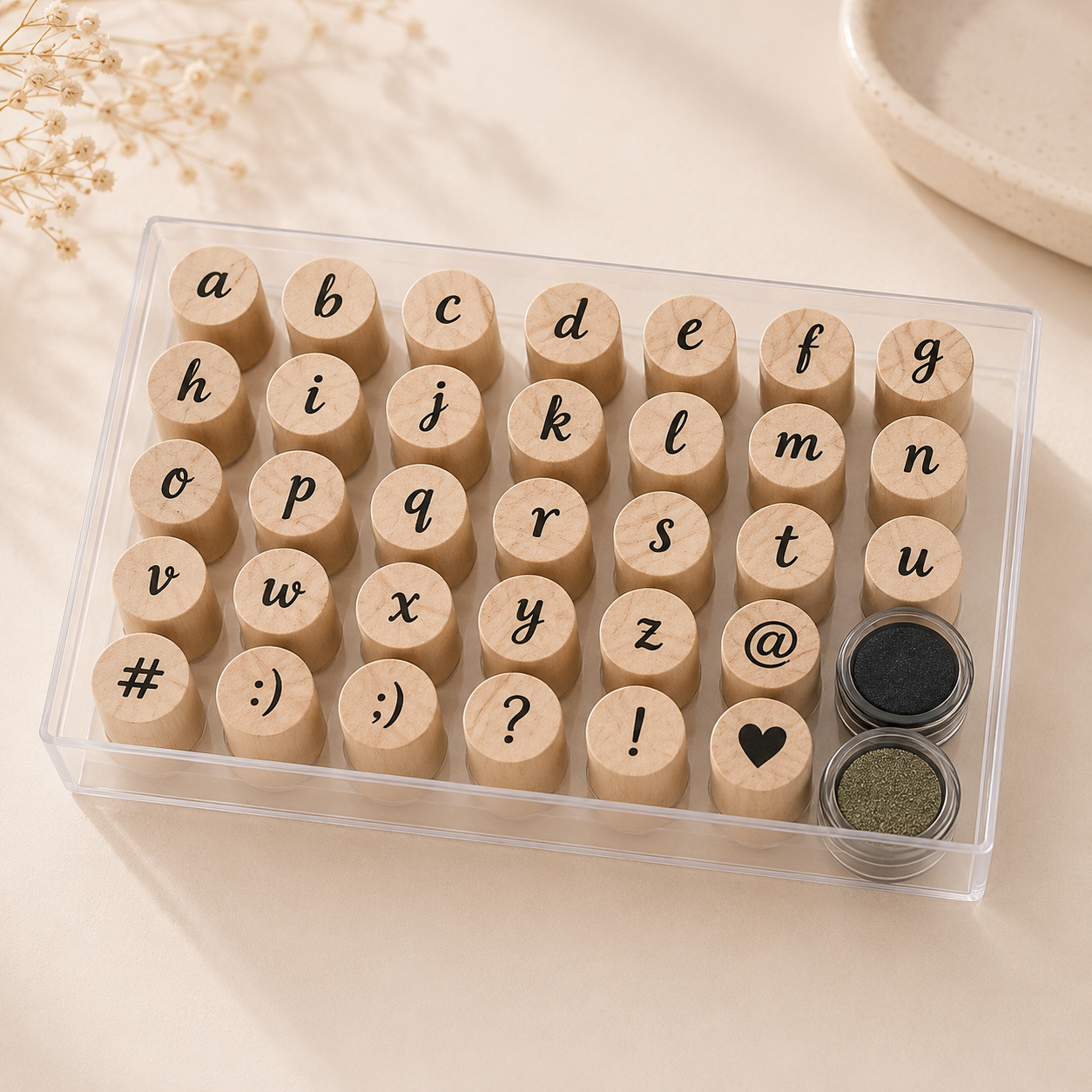 Cute Alphabet Stamp Set