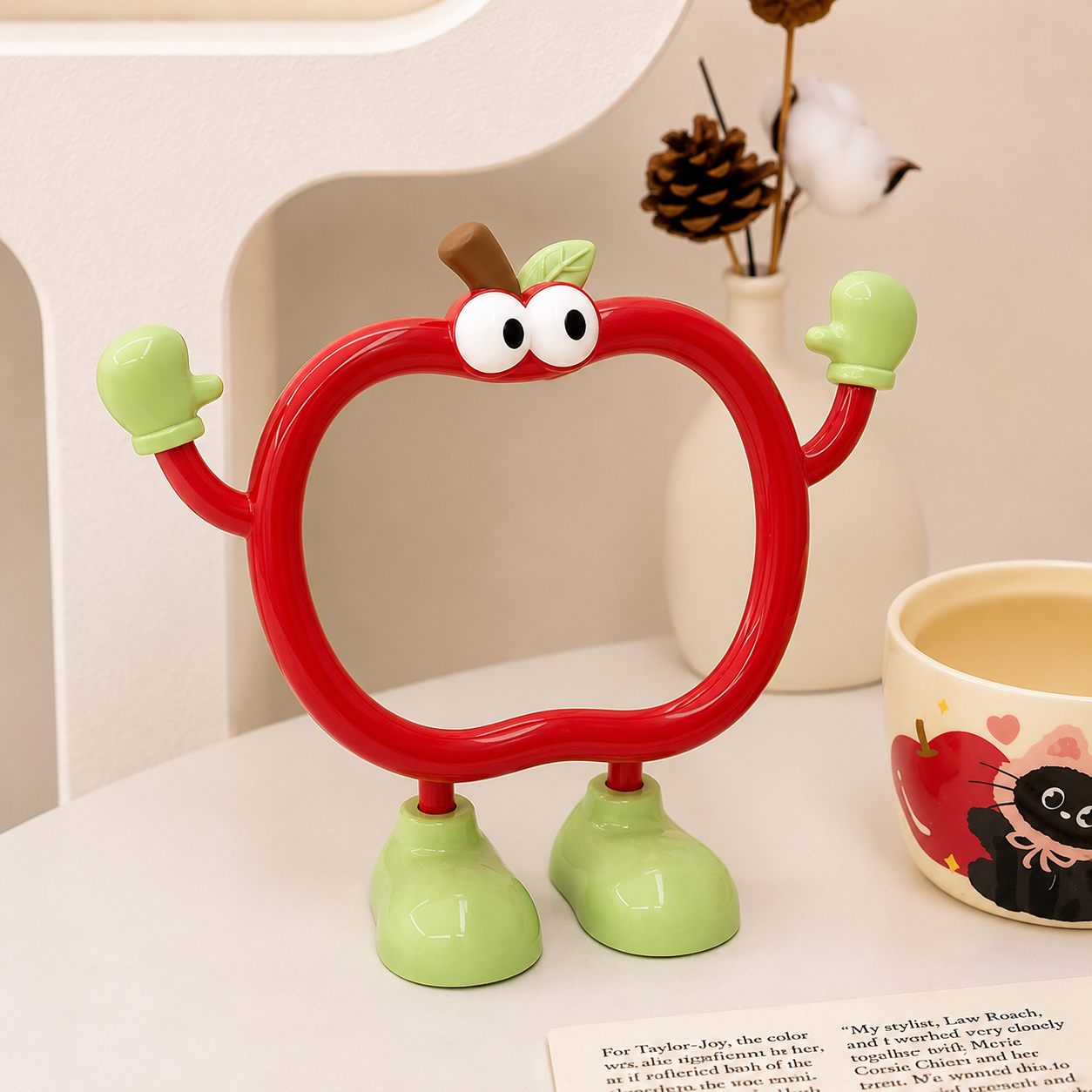 Apple table mirror