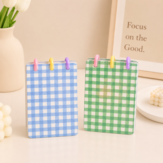 Gingham Mini Diary