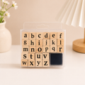 Wooden Alphabet Stamp
