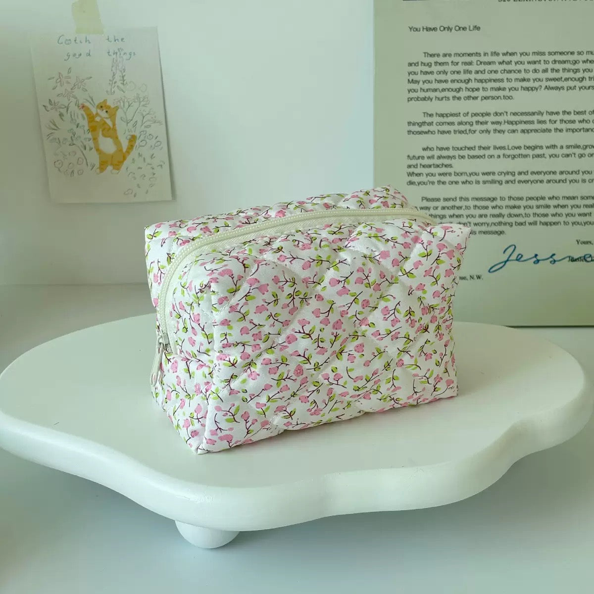 Floral Makeup Organizer