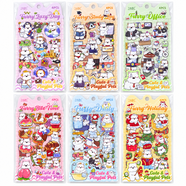Kawaii Pet Life Sticker