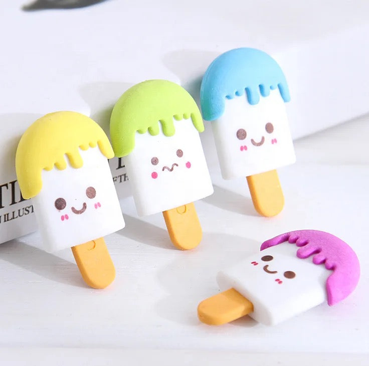 Ice Cream Eraser 5pcs Set