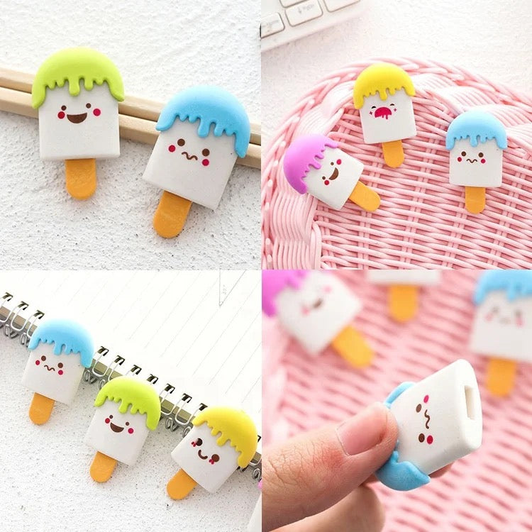 Ice Cream Eraser 5pcs Set