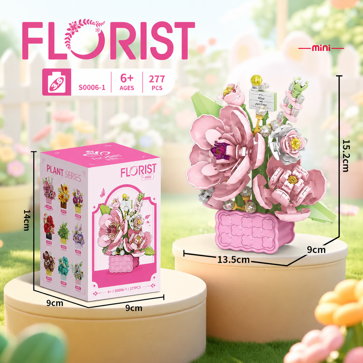 Floral Lego Set