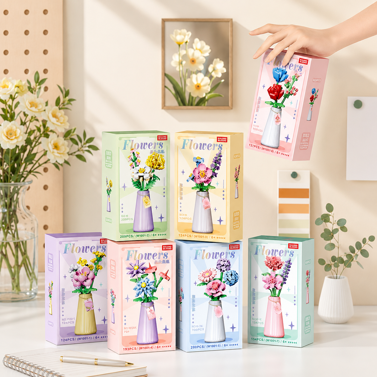 Floral Lego Set