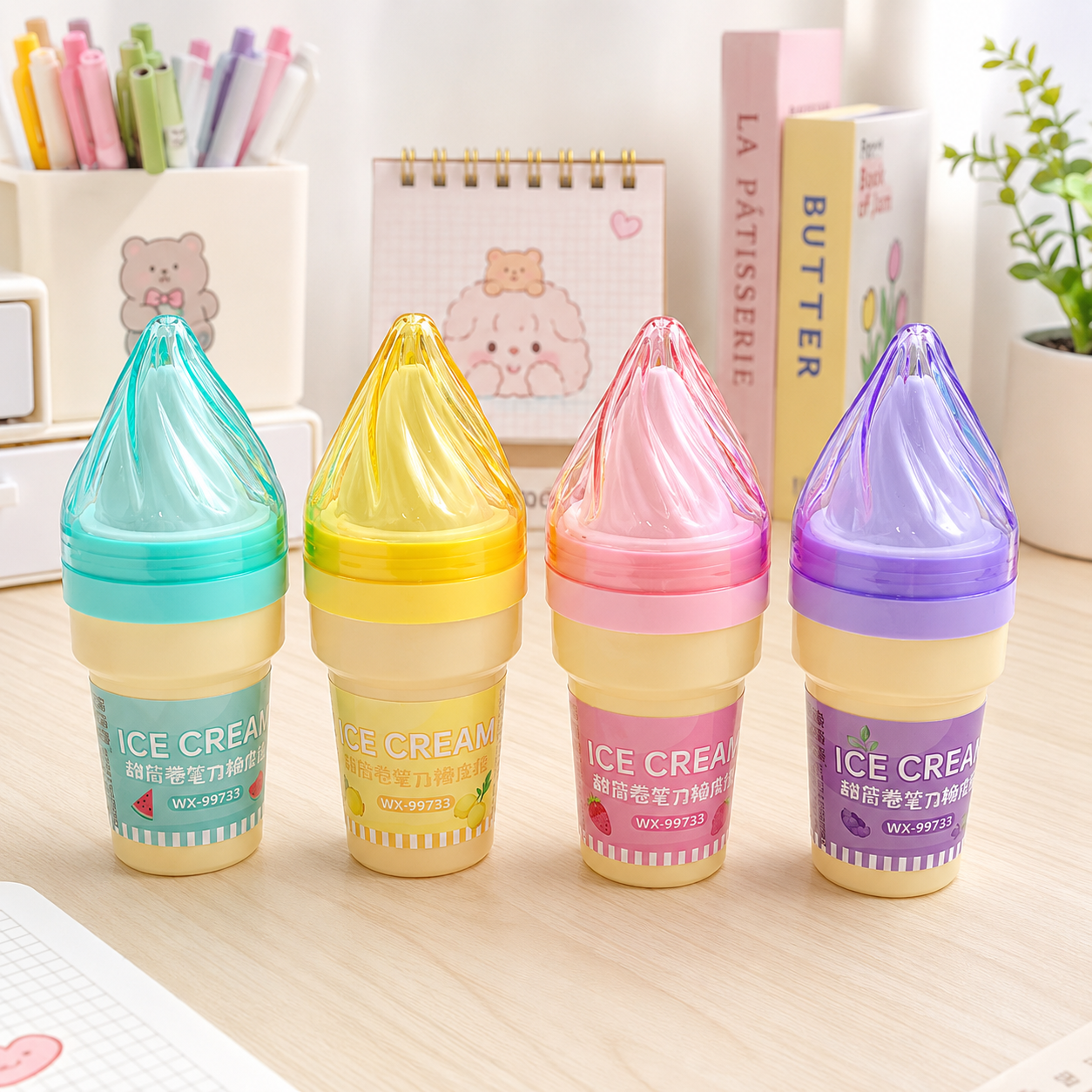 Ice Cream Eraser & Sharpener