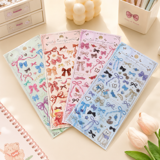 Dreamy Bow Puffy Sticker