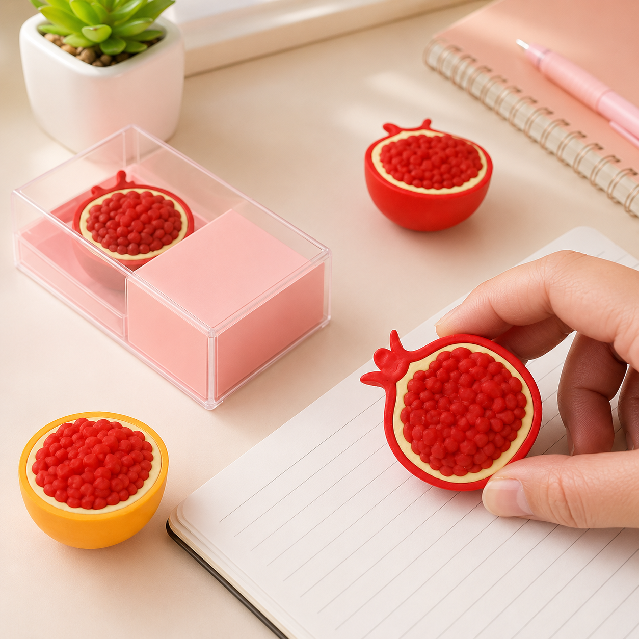 Pomegranate Eraser