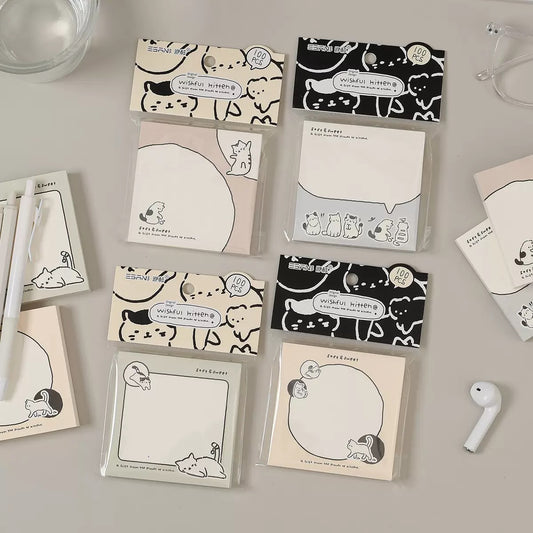 Kitty Sticky Notes