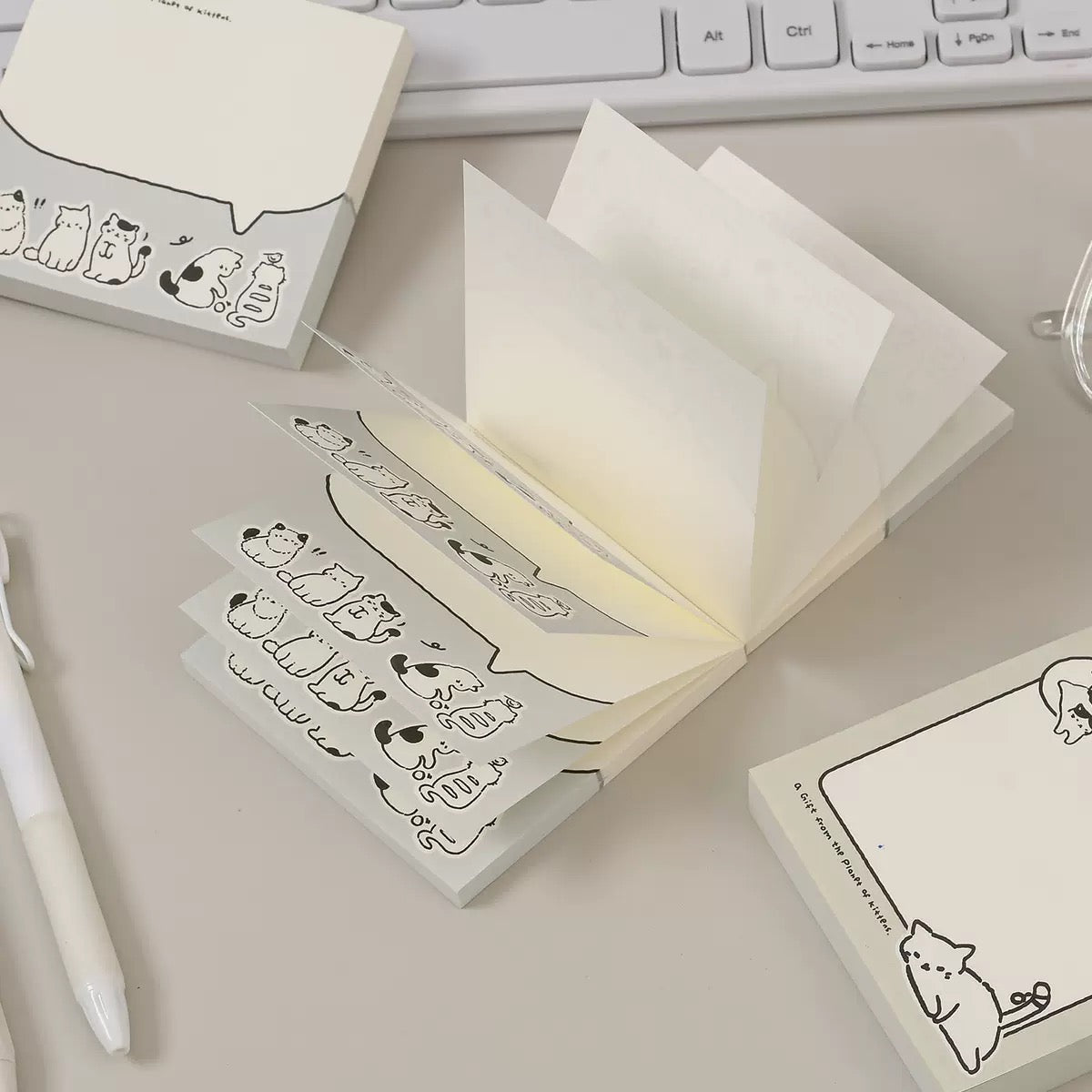 Kitty Sticky Notes