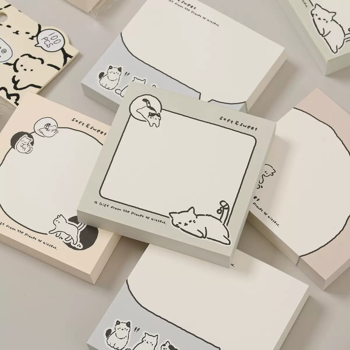 Kitty Sticky Notes