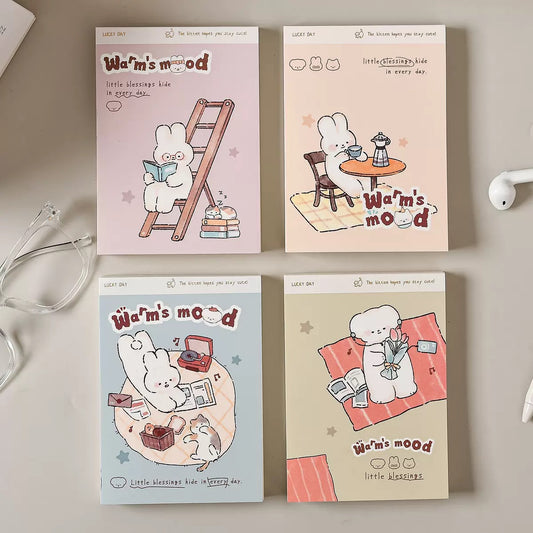 Warms Mood Bunny Notepad