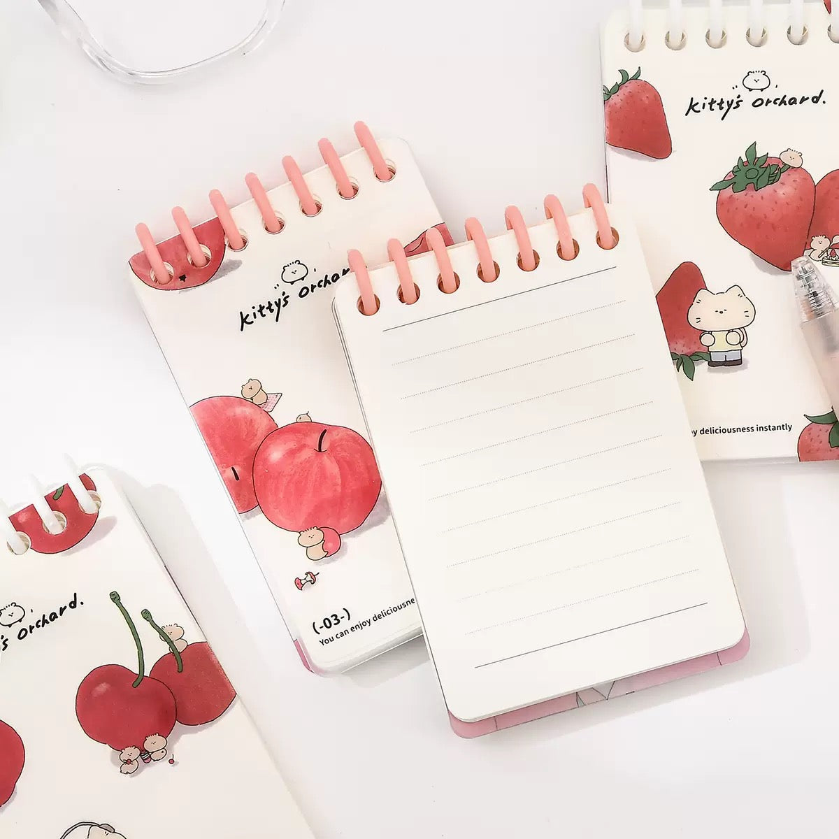 Kitty’s Orchard Spiral Notepad