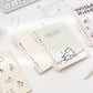Polka Kitten Binder Notebook