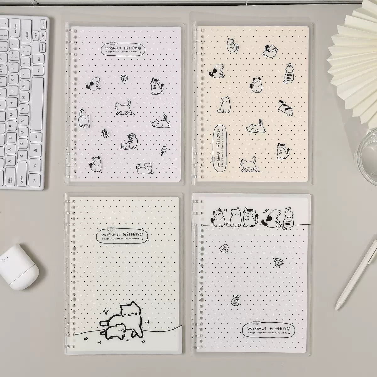 Kitty Spiral Notebook