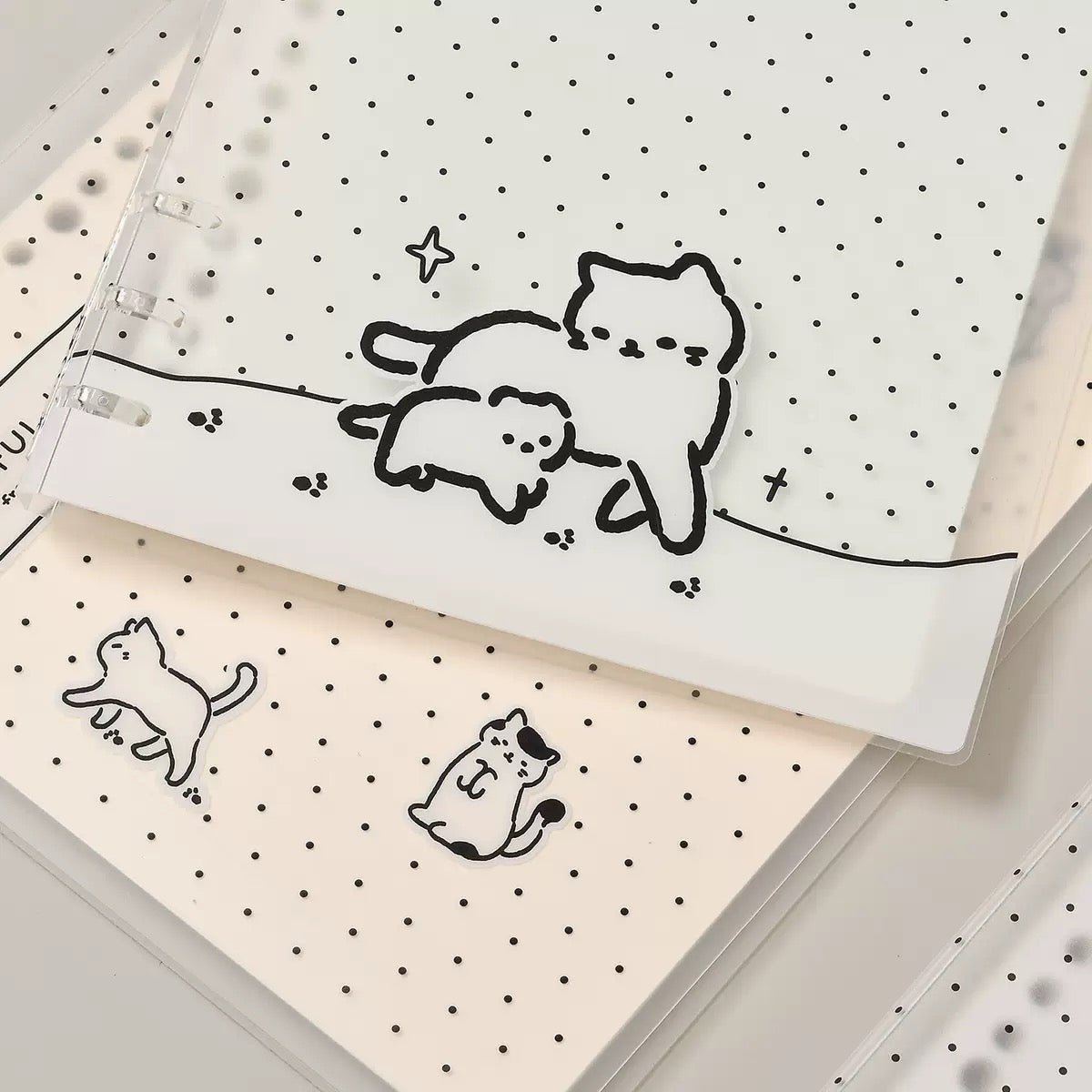 Kitty Spiral Notebook