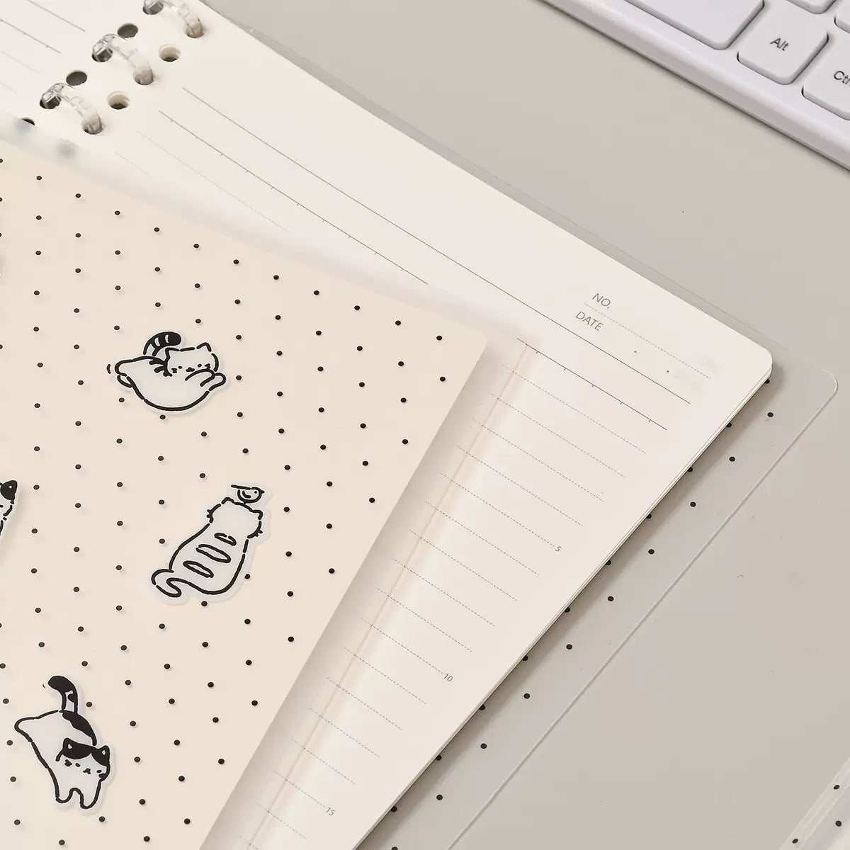 Kitty Spiral Notebook