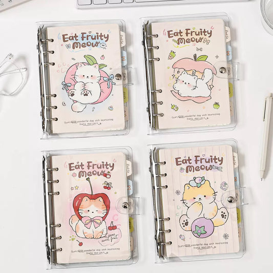 Fruity Cat Spiral Diary