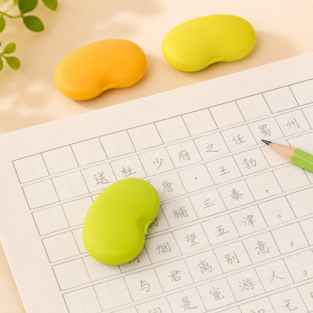 Bean Erasers