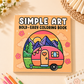 Simple Art Colouring Book