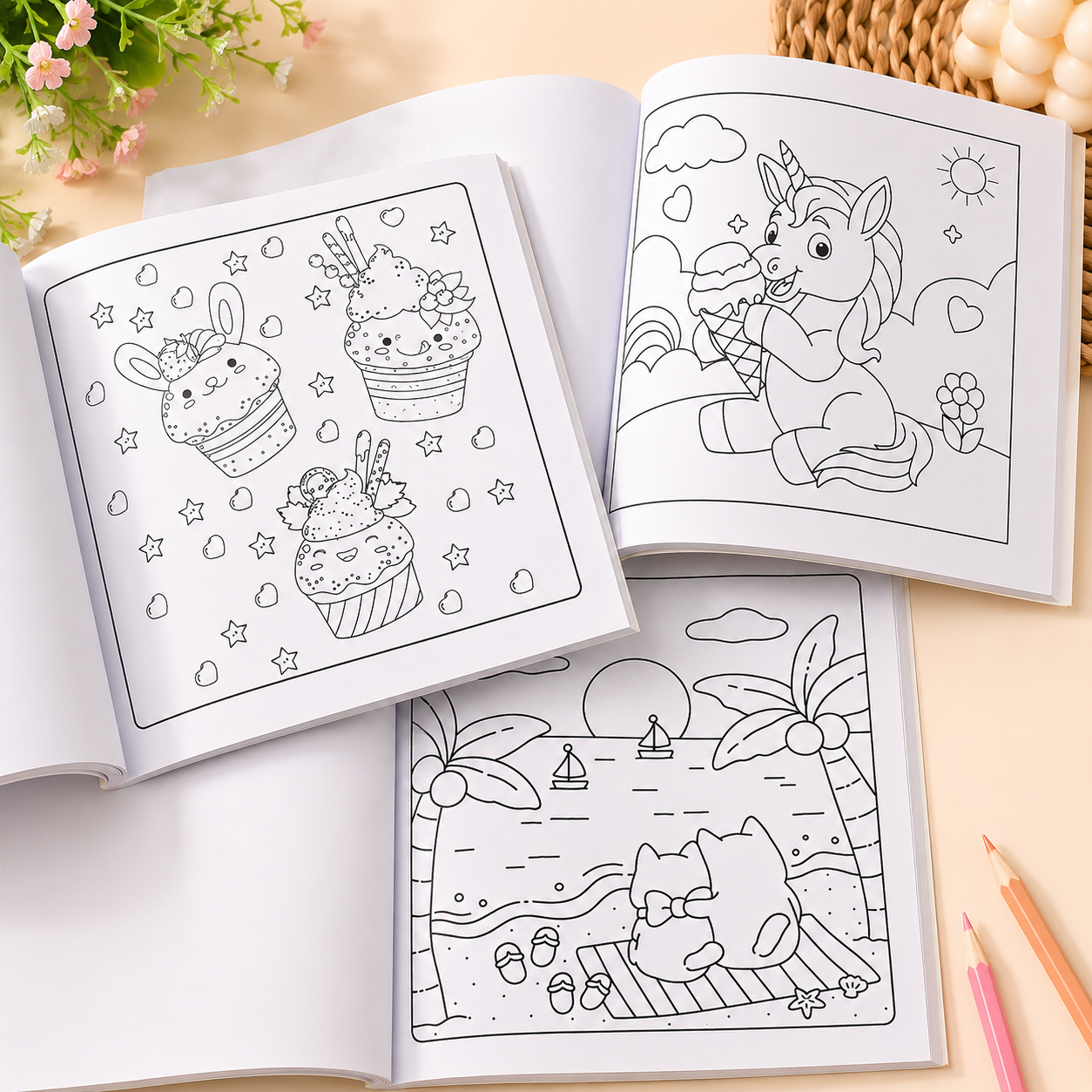 Simple Art Colouring Book