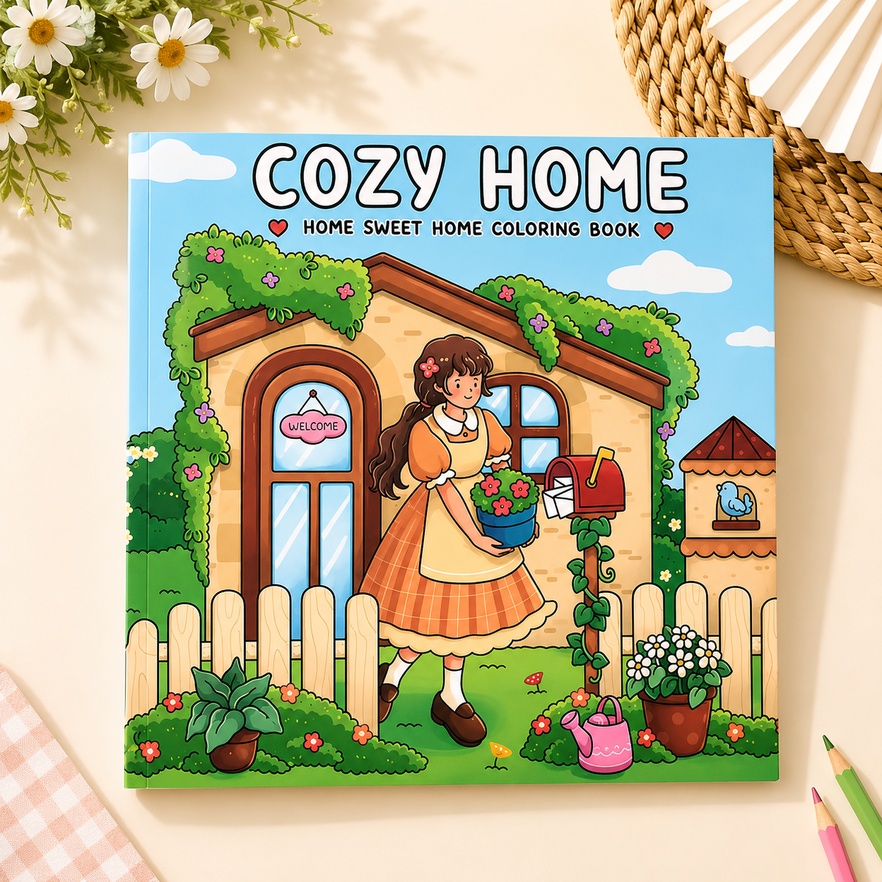 Cozy Home Colouring Book