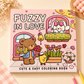 Fuzzy In Love Colouring Book