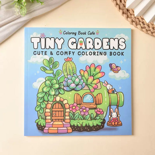 Tiny Garden Coloring Book