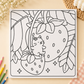 Fuzzy Tales colouring Book