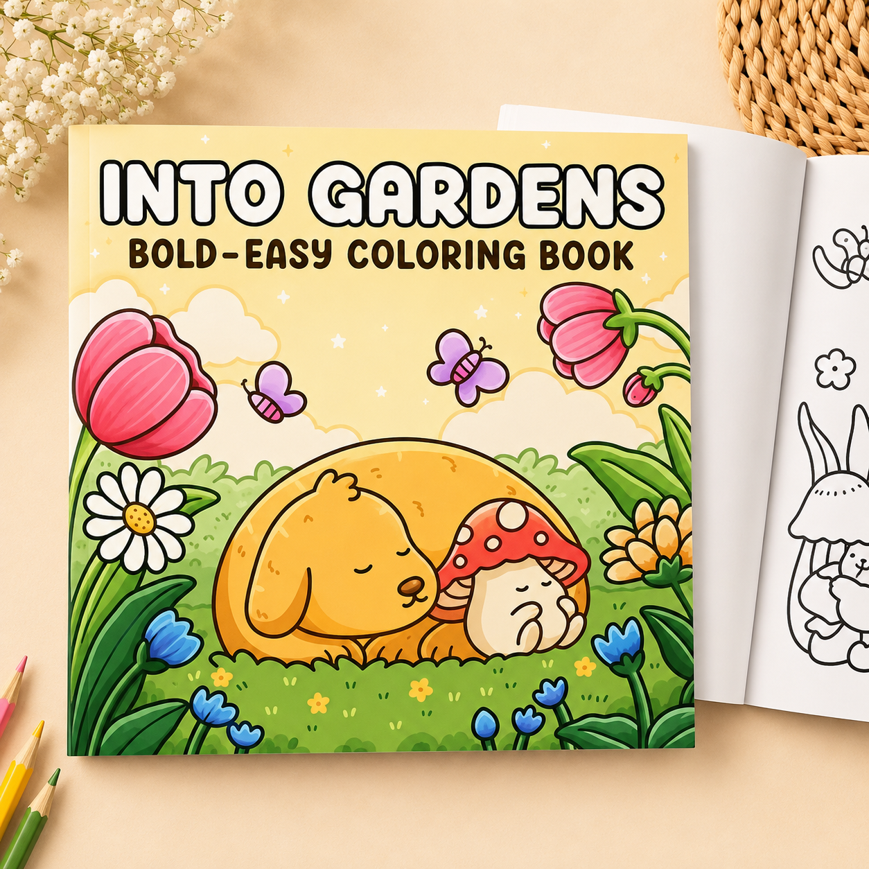 InTo Garden colouring Book