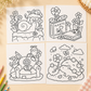 InTo Garden colouring Book