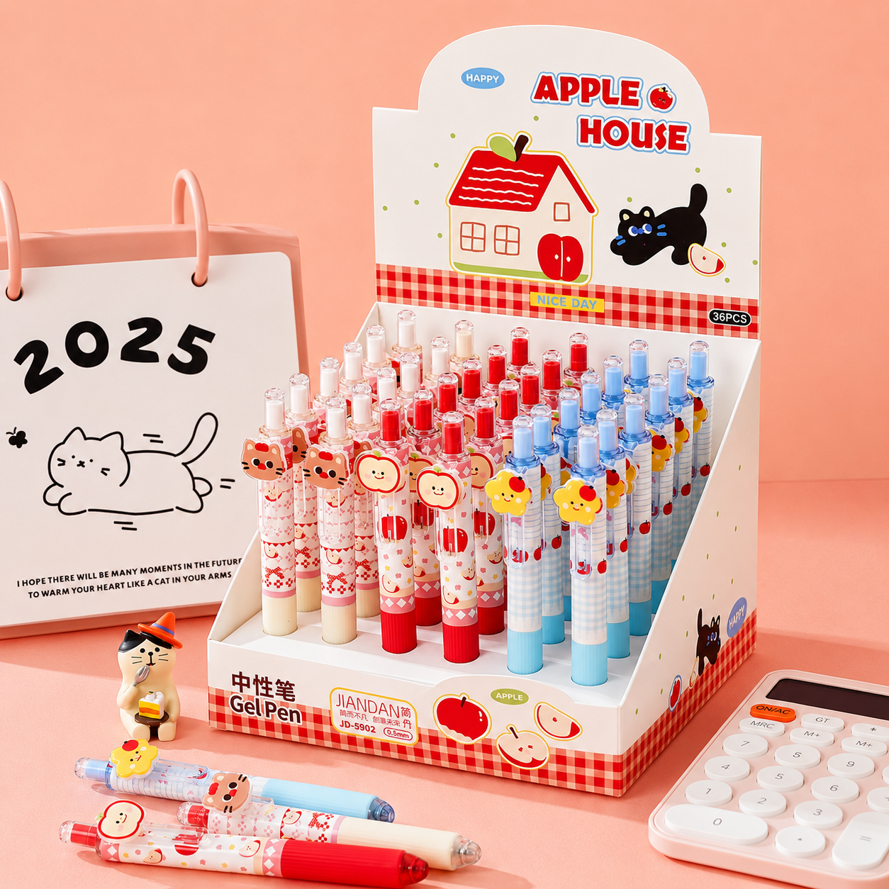 Apple Charm Gel Pen