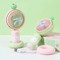 Bow Gingham Mini Fan