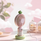Bow Gingham Mini Fan