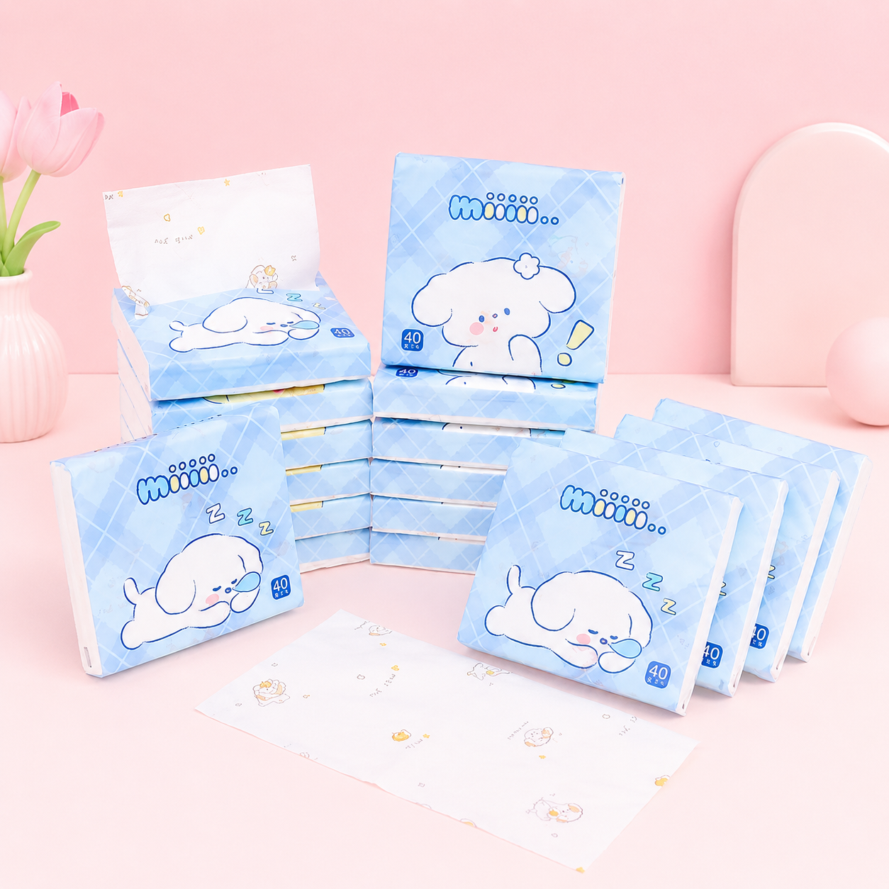 Fluffy Puppy Tissue Pack