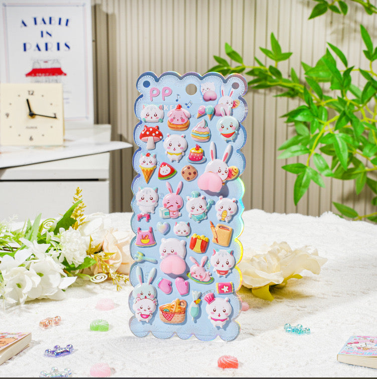 Kawaii Fluffy Sticker