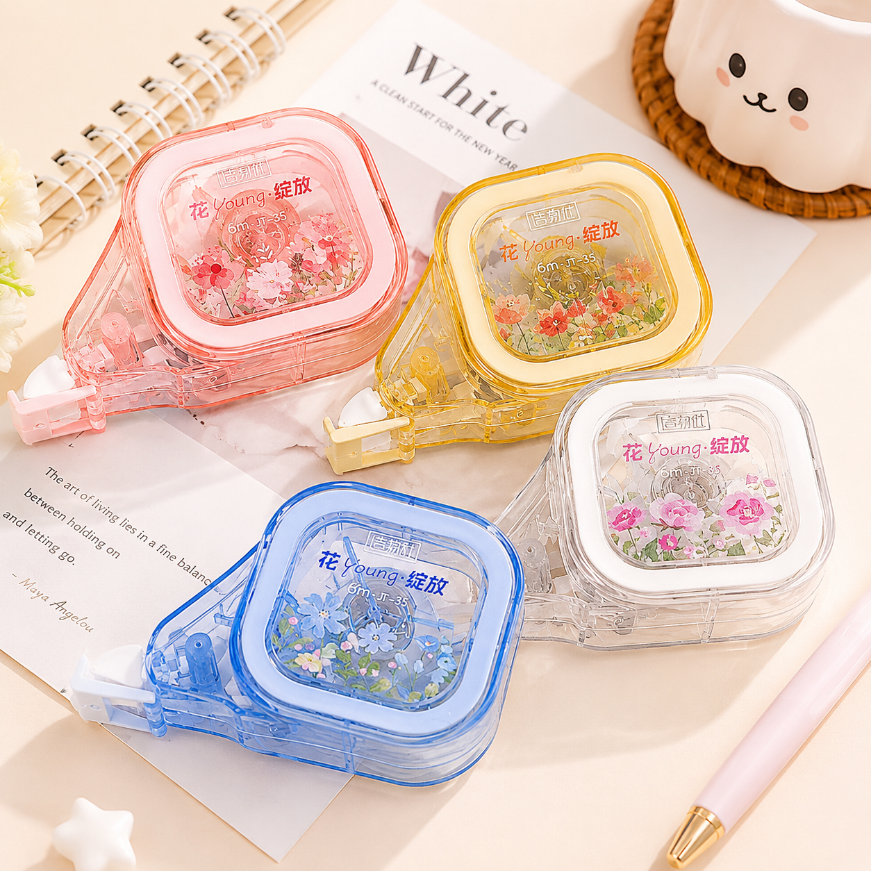 Floral Correction Tape