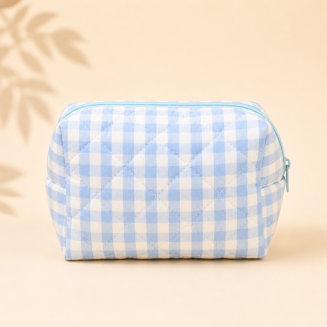 Gingham Makeup Pouch