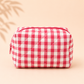 Gingham Makeup Pouch