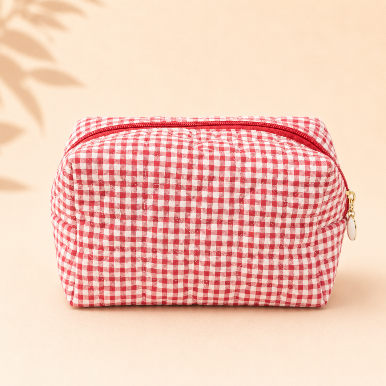 Gingham Makeup Pouch