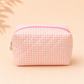 Gingham Makeup Pouch